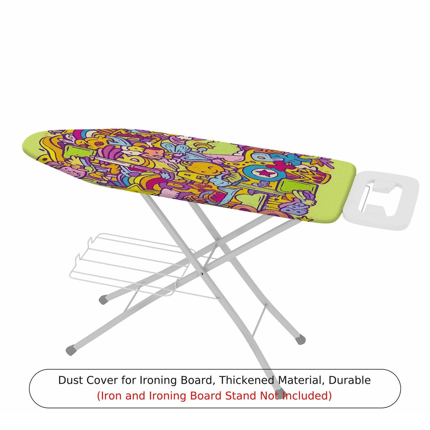 1-Piece Colorful Fun  Ironing Board Cover, Universal Size, Without Board