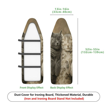 1-Piece Cute Cat Animal Print  Ironing Board Cover, Universal Size, Without Board