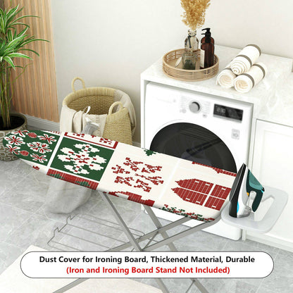 1-Piece Christmas Festive Nordic  Ironing Board Cover, Universal Size, Without Board
