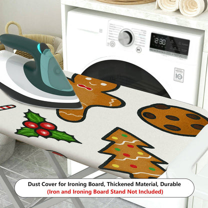 1-Piece Christmas cookies gingerbread holiday  Ironing Board Cover, Universal Size, Without Board