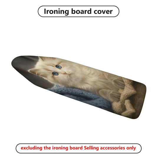 1-Piece Cat Cute Kitten  Ironing Board Cover, Universal Size, Without Board