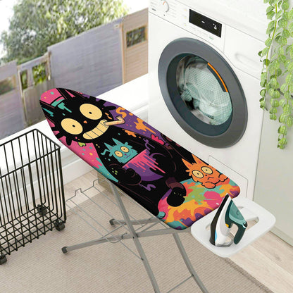 1-Piece Colorful Fun  Ironing Board Cover, Universal Size, Without Board