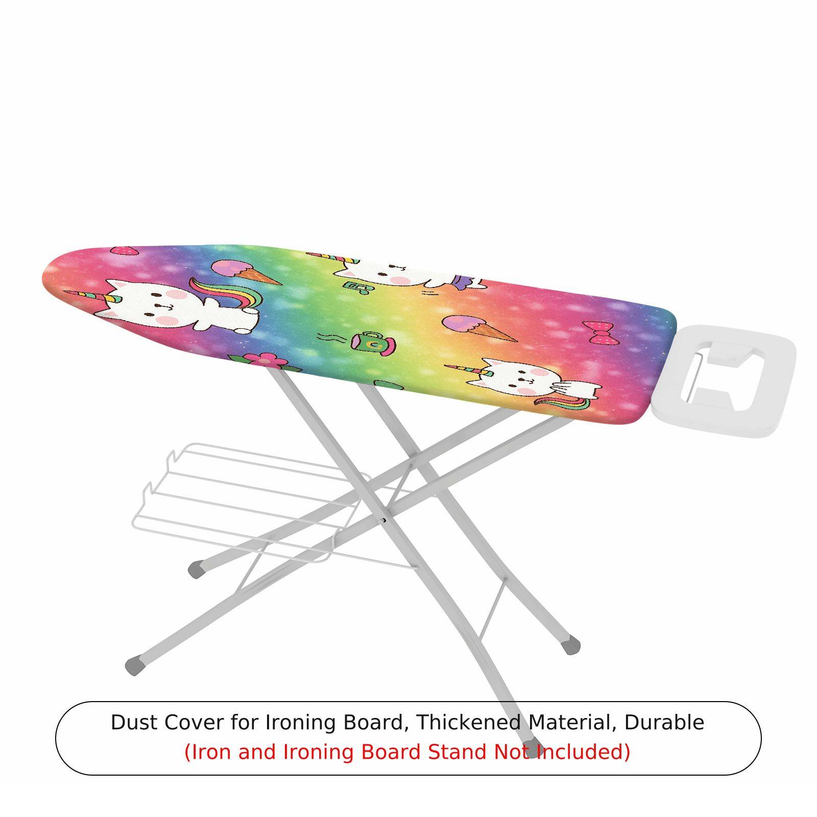1-Piece Unicorn Rainbow Cute  Ironing Board Cover, Universal Size, Without Board