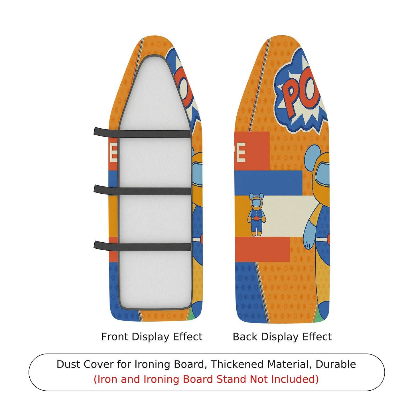 1-Piece Robot Fun  Ironing Board Cover, Universal Size, Without Board