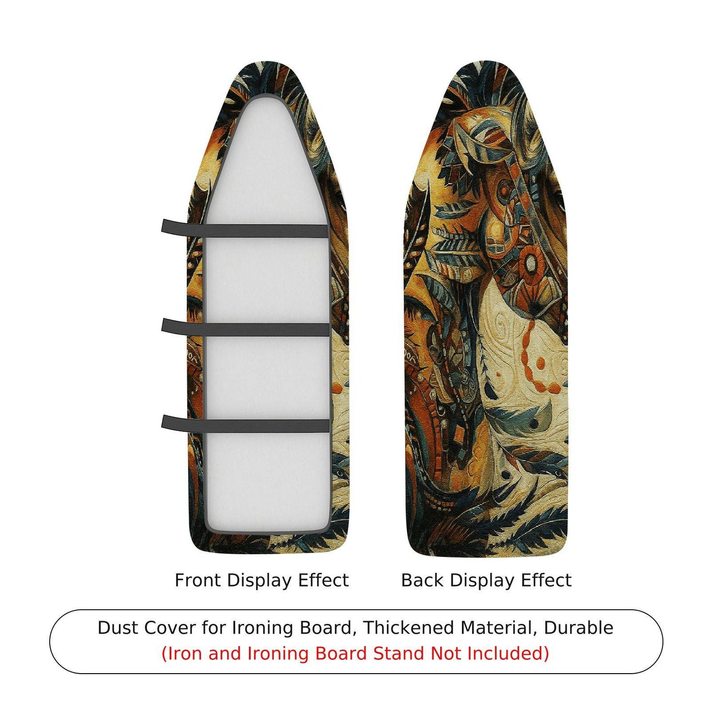 1-Piece Abstract Artistic Colorful  Ironing Board Cover, Universal Size, Without Board