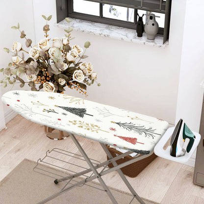 1-Piece Christmas Tree Snowflake Holiday  Ironing Board Cover, Universal Size, Without Board