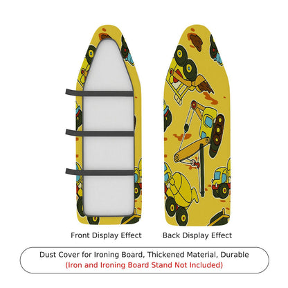 1-Piece Yellow Robot  Ironing Board Cover, Universal Size, Without Board