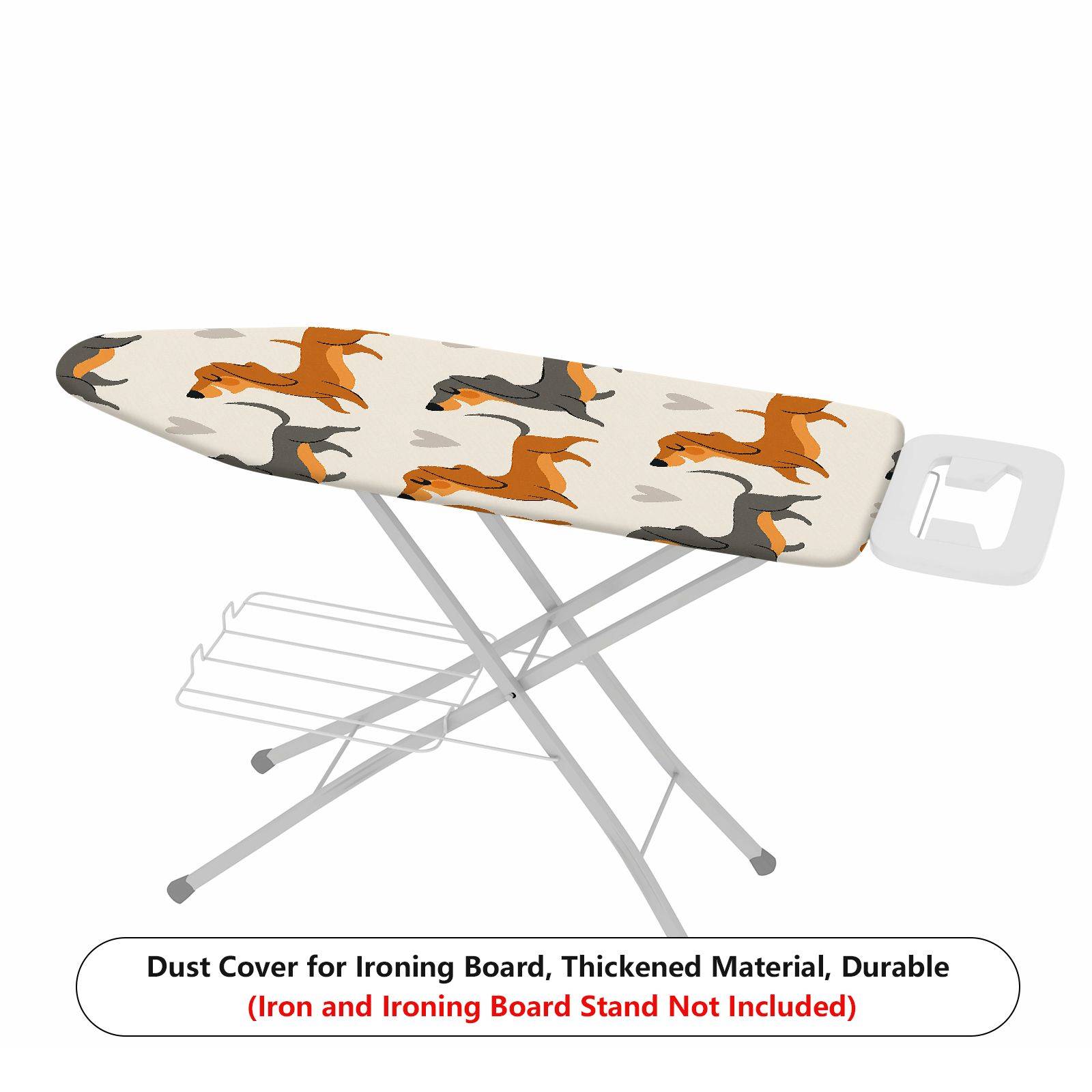 1-Piece Dog Heart Pattern Cute  Ironing Board Cover, Universal Size, Without Board