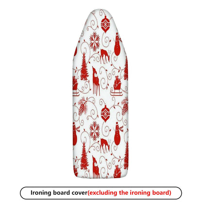 1-Piece Christmas Reindeer Snowflake  Ironing Board Cover, Universal Size, Without Board