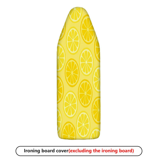 1-Piece Lemon Yellow Fruit Pattern  Ironing Board Cover, Universal Size, Without Board