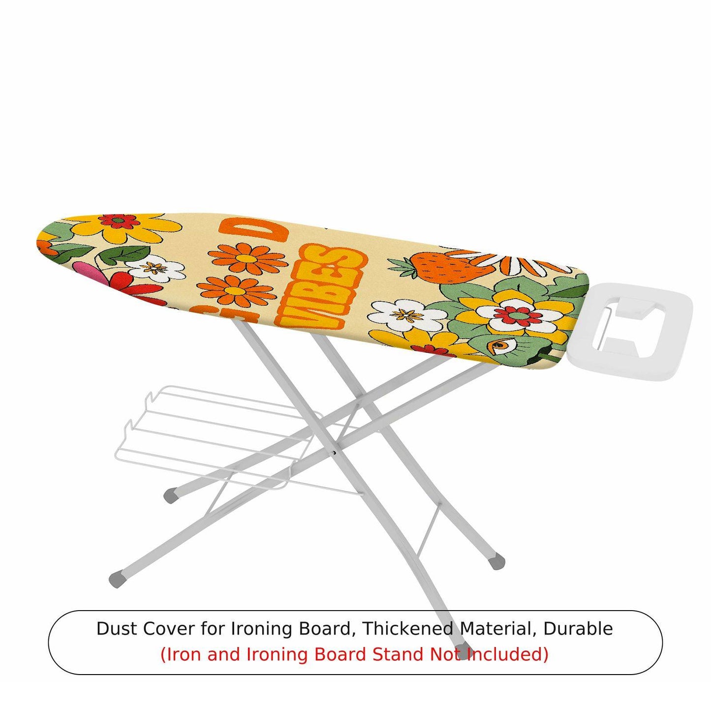 1-Piece Floral Fruit Retro  Ironing Board Cover, Universal Size, Without Board