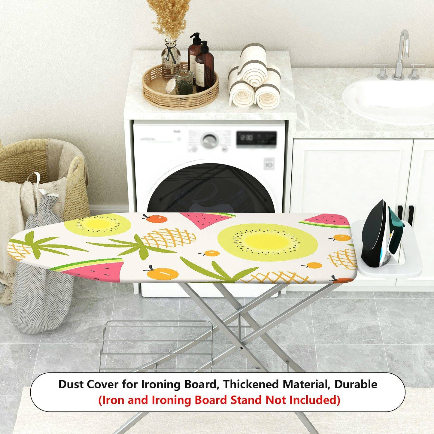 1-Piece Fruit Tropical Summer  Ironing Board Cover, Universal Size, Without Board