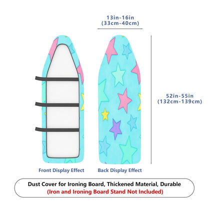 1-Piece Star Pattern Colorful Fun  Ironing Board Cover, Universal Size, Without Board