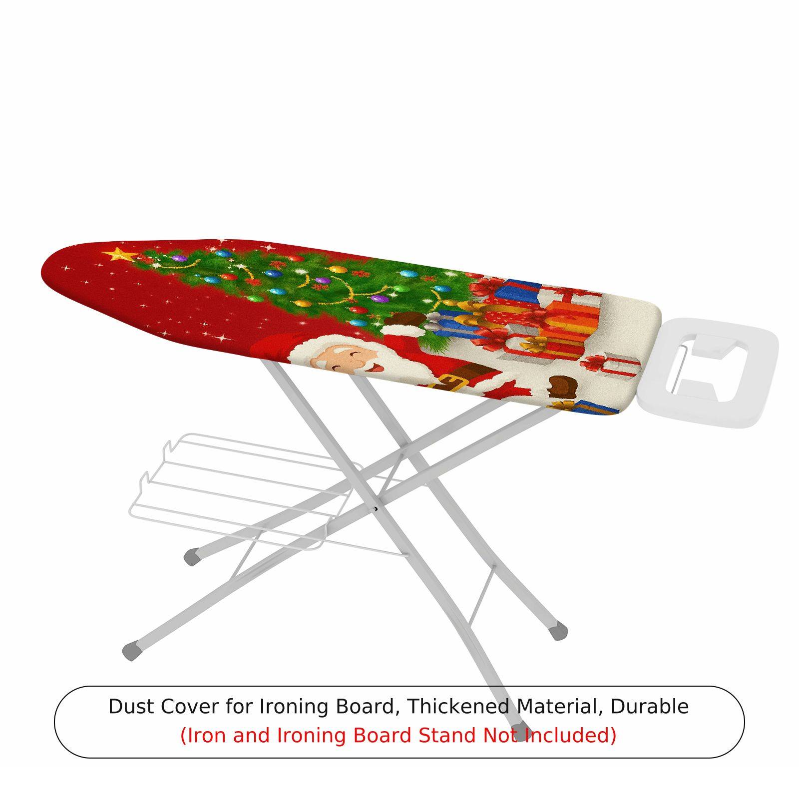 1-Piece Santa Christmas Tree Gifts  Ironing Board Cover, Universal Size, Without Board