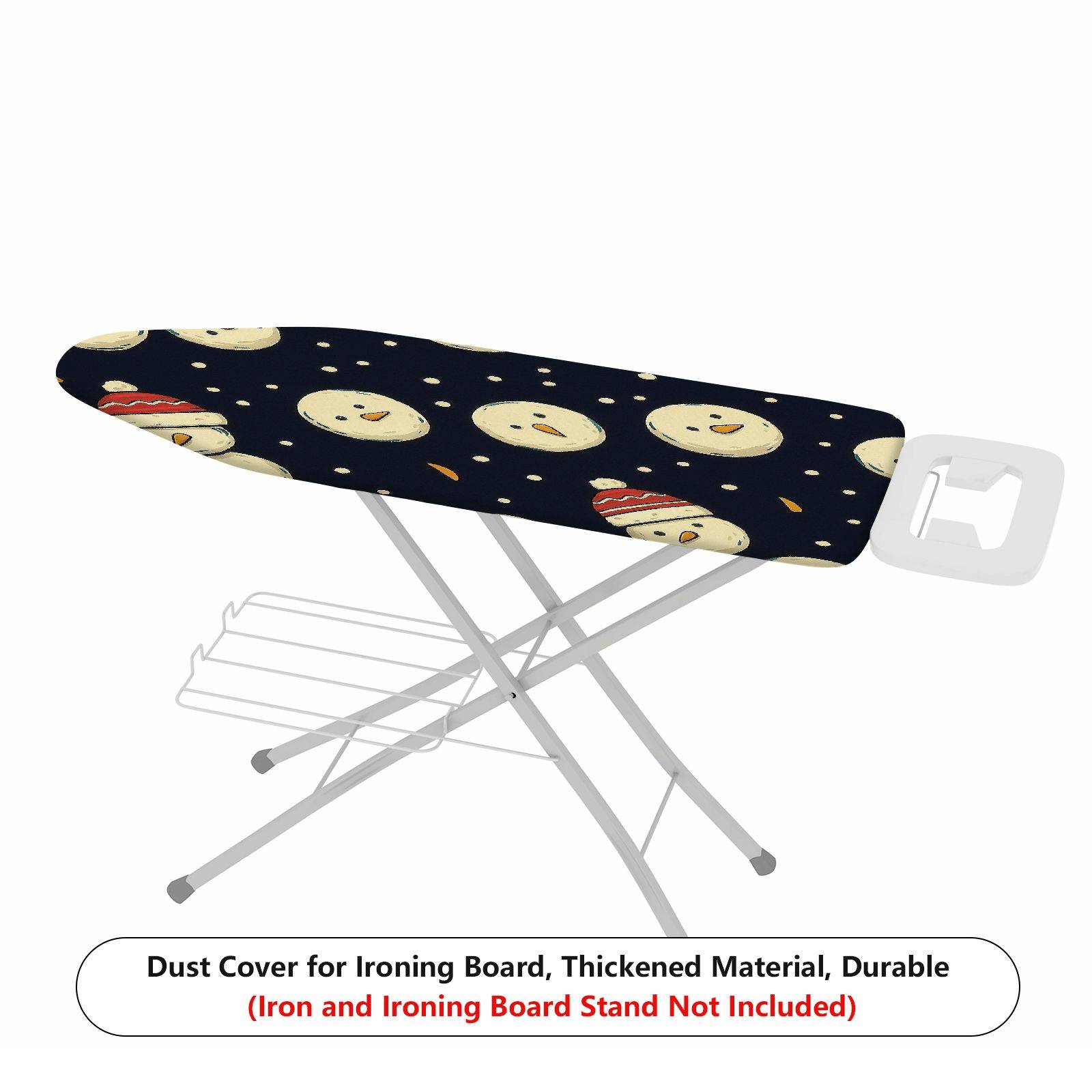 1-Piece Snowman Hat Christmas  Ironing Board Cover, Universal Size, Without Board