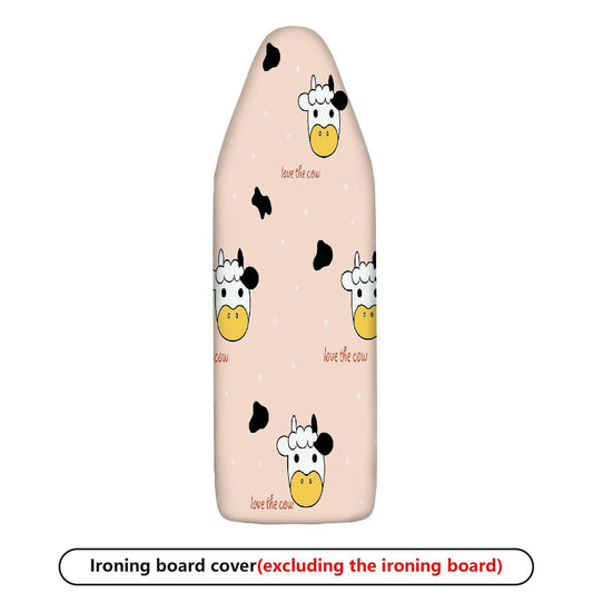 1-Piece Cute Cow  Pastel  Ironing Board Cover, Universal Size, Without Board