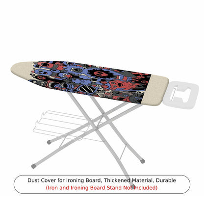 1-Piece Fun Colorful  Ironing Board Cover, Universal Size, Without Board