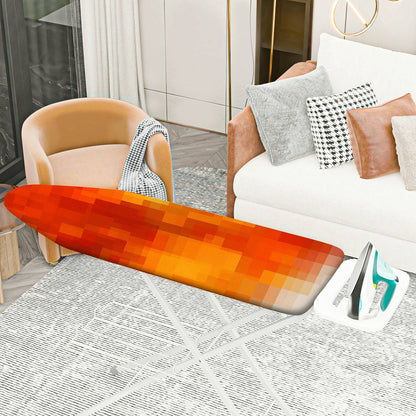 1-Piece Abstract Gradient Pixel Laundry  Ironing Board Cover, Universal Size, Without Board