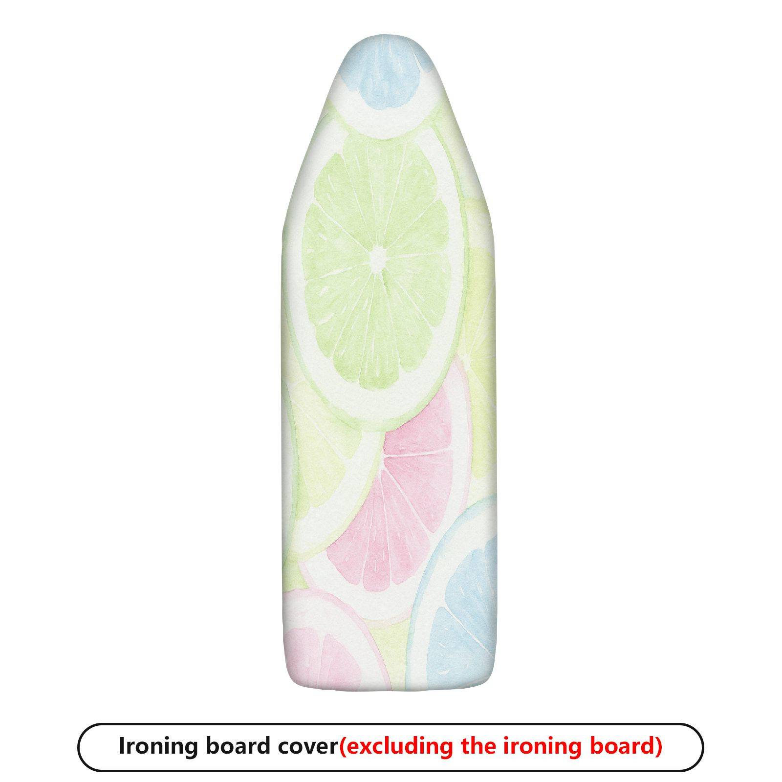 1-Piece Fruit Pattern Citrus Pastel Design  Ironing Board Cover, Universal Size, Without Board