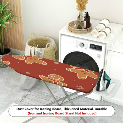 1-Piece Christmas Gingerbread Snow  Ironing Board Cover, Universal Size, Without Board
