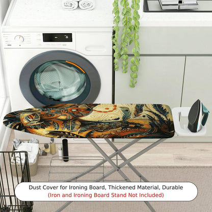 1-Piece Abstract Artistic Colorful  Ironing Board Cover, Universal Size, Without Board