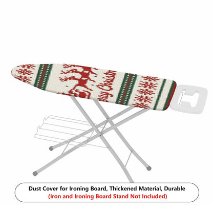 1-Piece Christmas Reindeer Snowflake  Ironing Board Cover, Universal Size, Without Board