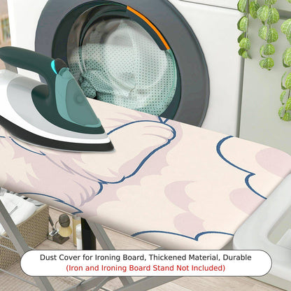 1-Piece Cute Cat Blue Animal  Ironing Board Cover, Universal Size, Without Board