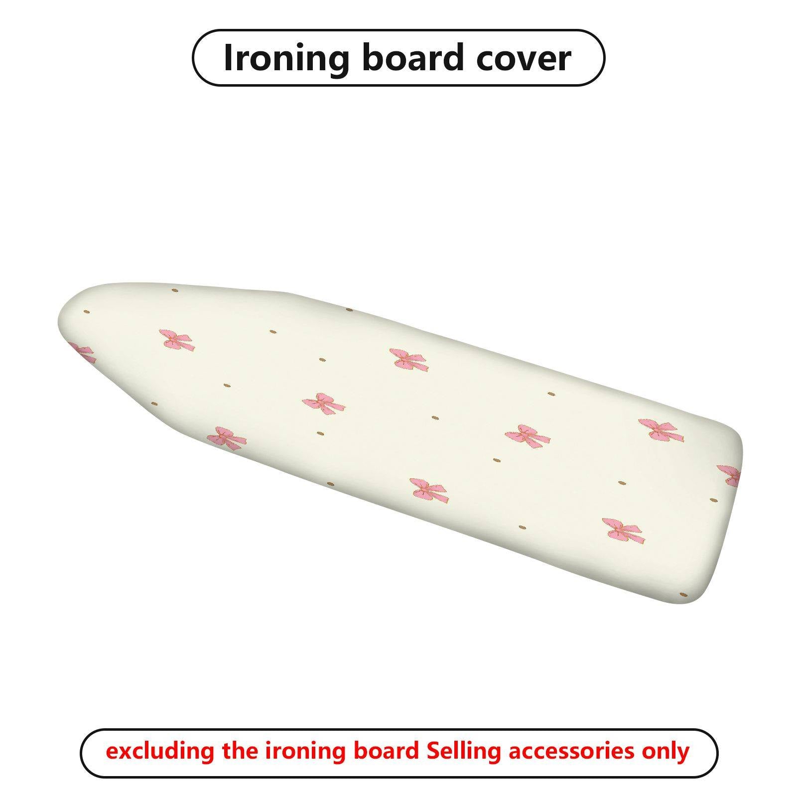 1-Piece Pink Bowknot Pattern Cute  Ironing Board Cover, Universal Size, Without Board