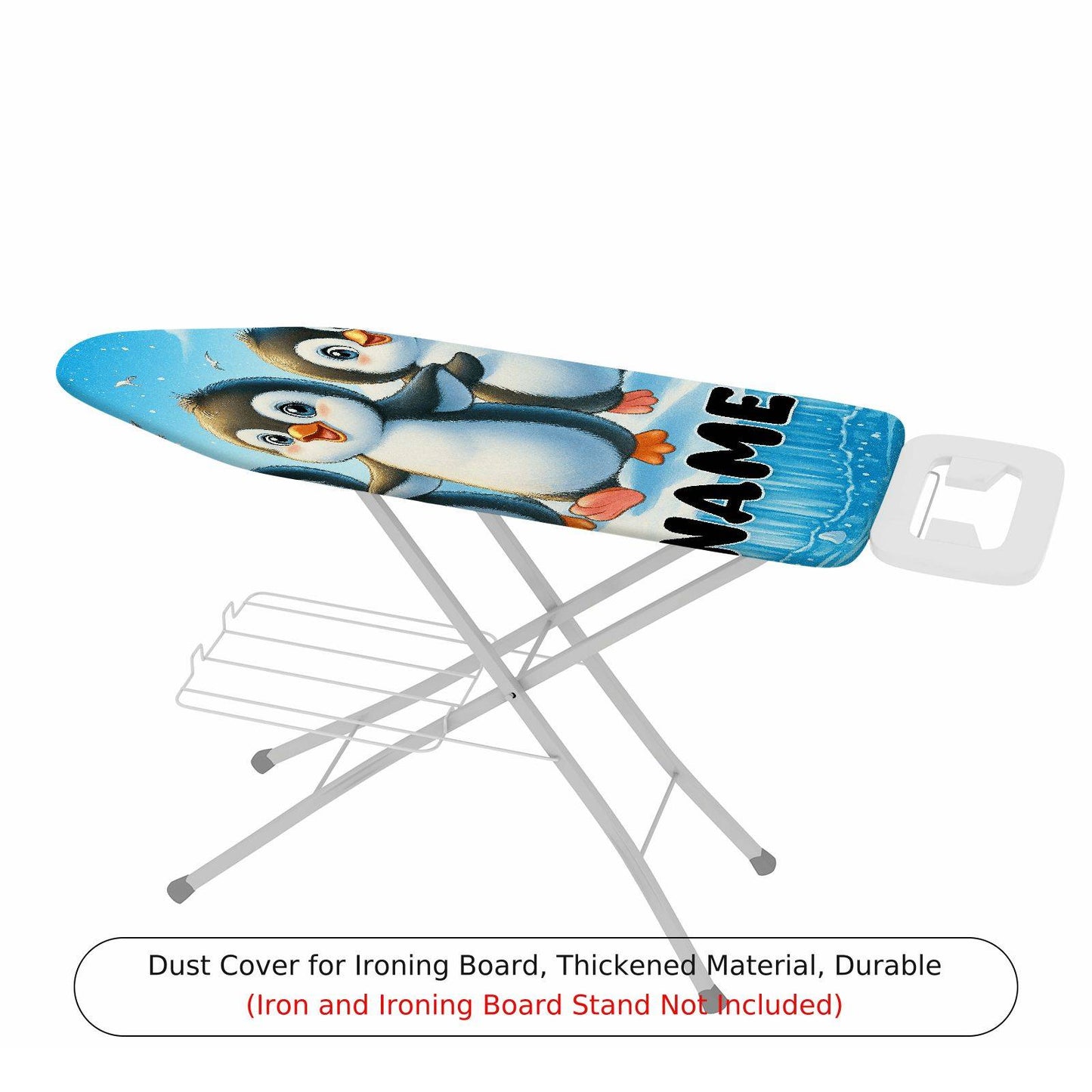 1-Piece Penguin  Fun  Ironing Board Cover, Universal Size, Without Board