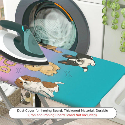 1-Piece Dog Love Cute Pet  Ironing Board Cover, Universal Size, Without Board