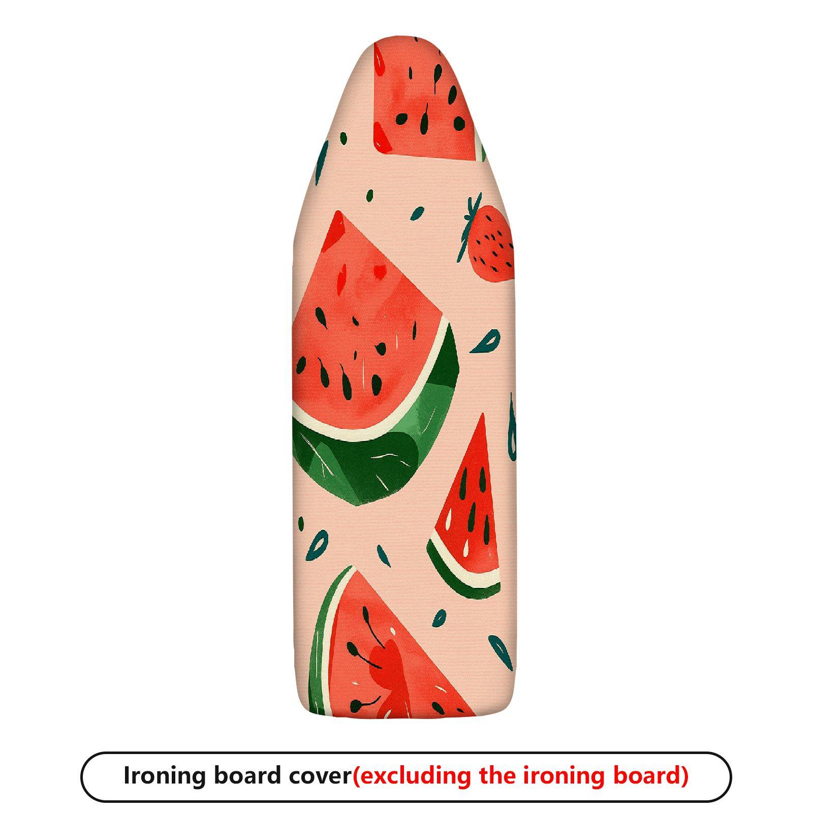 1-Piece Watermelon Strawberry Fruits  Ironing Board Cover, Universal Size, Without Board