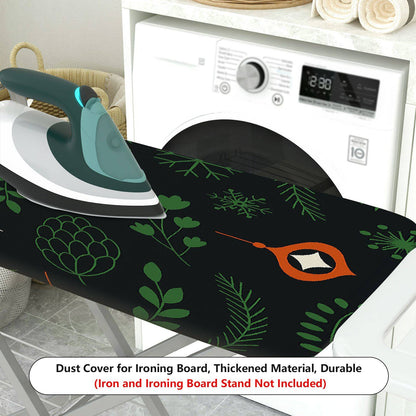 1-Piece Christmas Leaf Star  Ironing Board Cover, Universal Size, Without Board