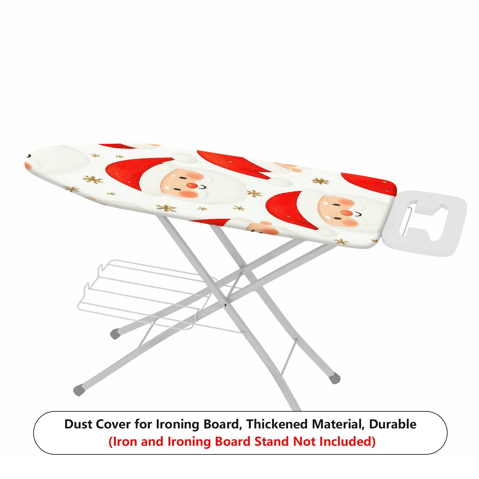 1-Piece Santa Claus Christmas Snowflake  Ironing Board Cover, Universal Size, Without Board