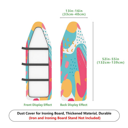1-Piece Abstract Colorful Art Splash  Ironing Board Cover, Universal Size, Without Board