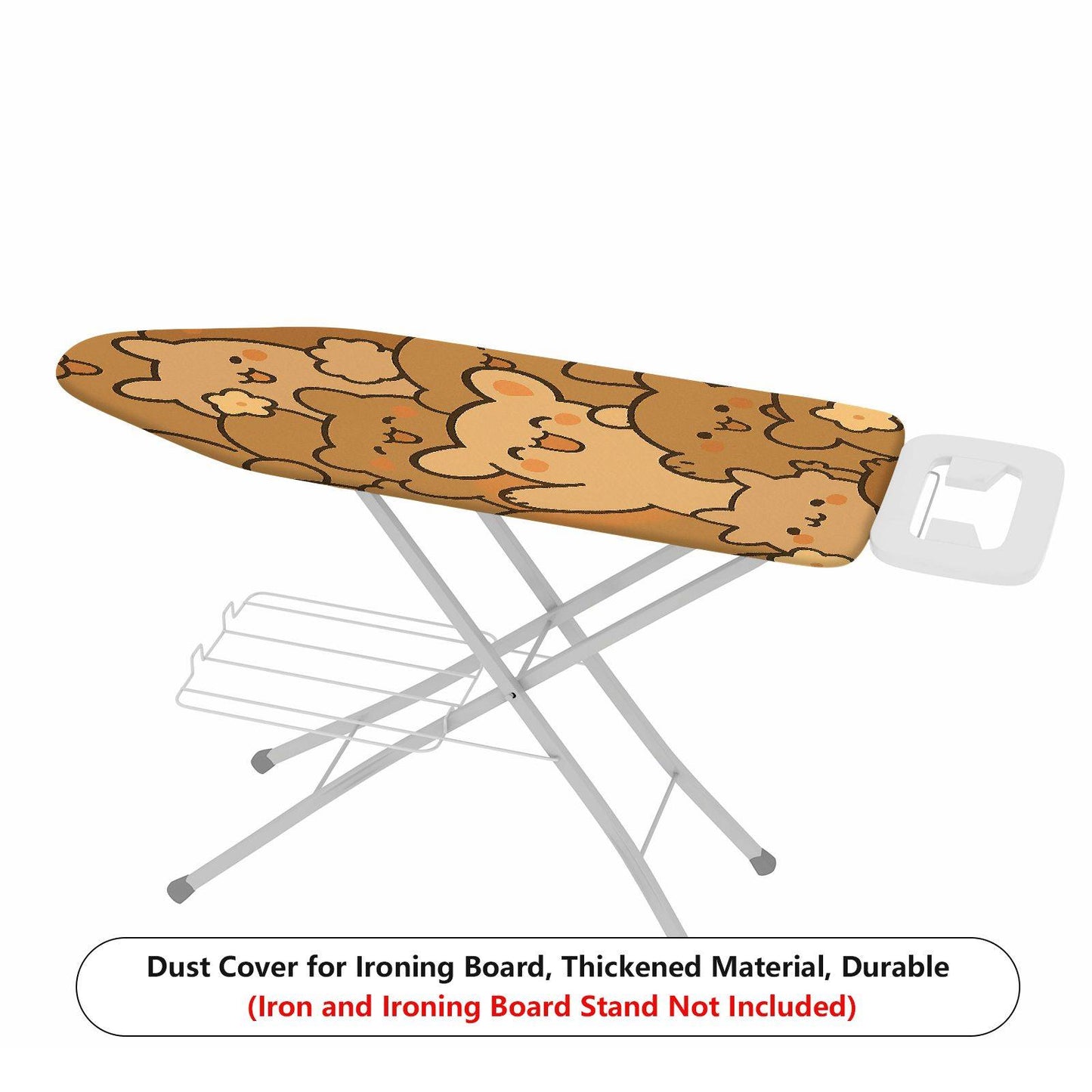 1-Piece Bear Cuteness Animal  Ironing Board Cover, Universal Size, Without Board