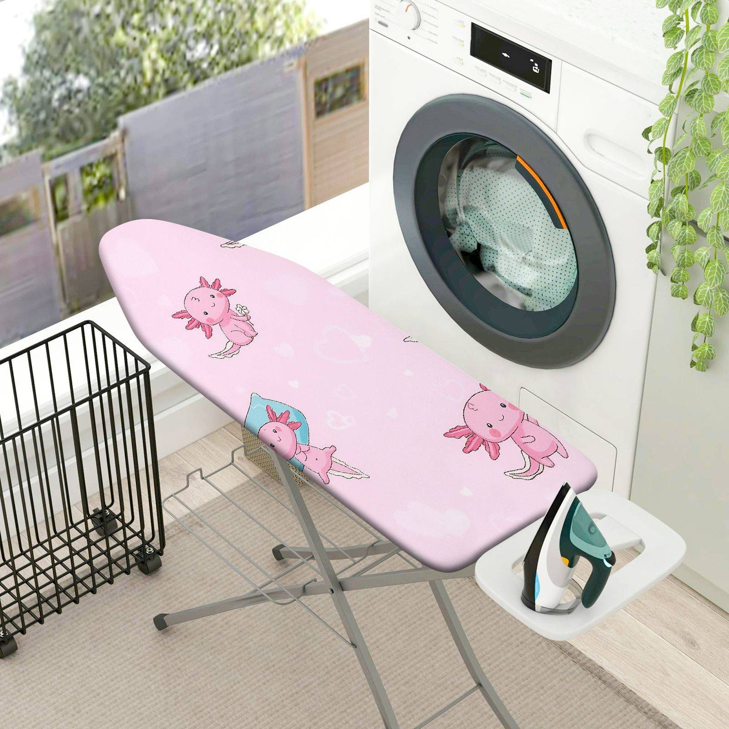 1-Piece Pink Cute  Ironing Board Cover, Universal Size, Without Board