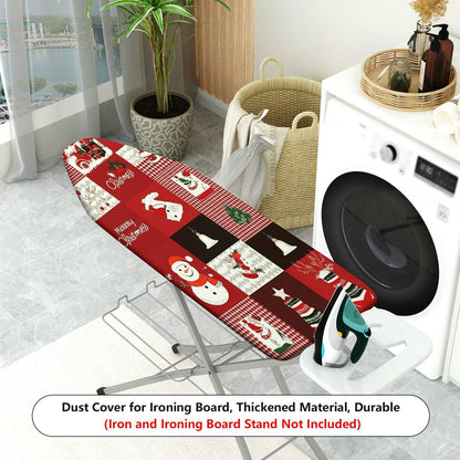 1-Piece Christmas Santa Bell  Ironing Board Cover, Universal Size, Without Board