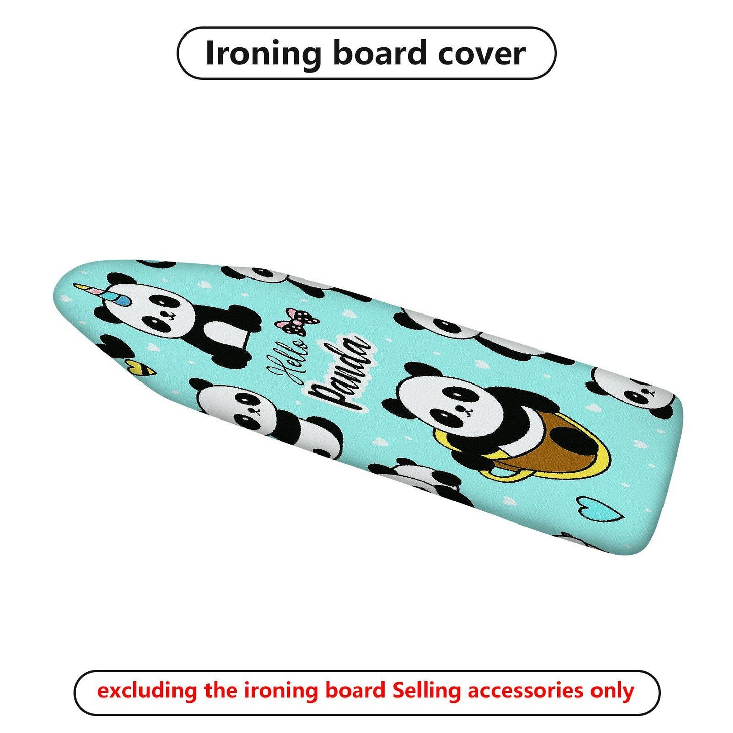 1-Piece Panda  Cute  Ironing Board Cover, Universal Size, Without Board