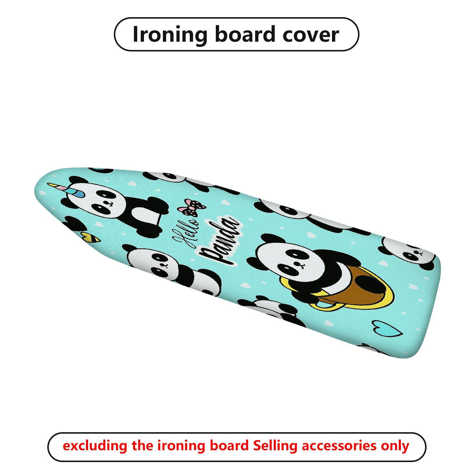 1-Piece Panda  Cute  Ironing Board Cover, Universal Size, Without Board