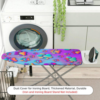 1-Piece Colorful Paw Print Pattern Modern Fun  Ironing Board Cover, Universal Size, Without Board