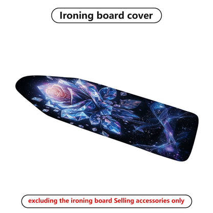 1-Piece Galaxy Crystal Rose Nebula  Ironing Board Cover, Universal Size, Without Board