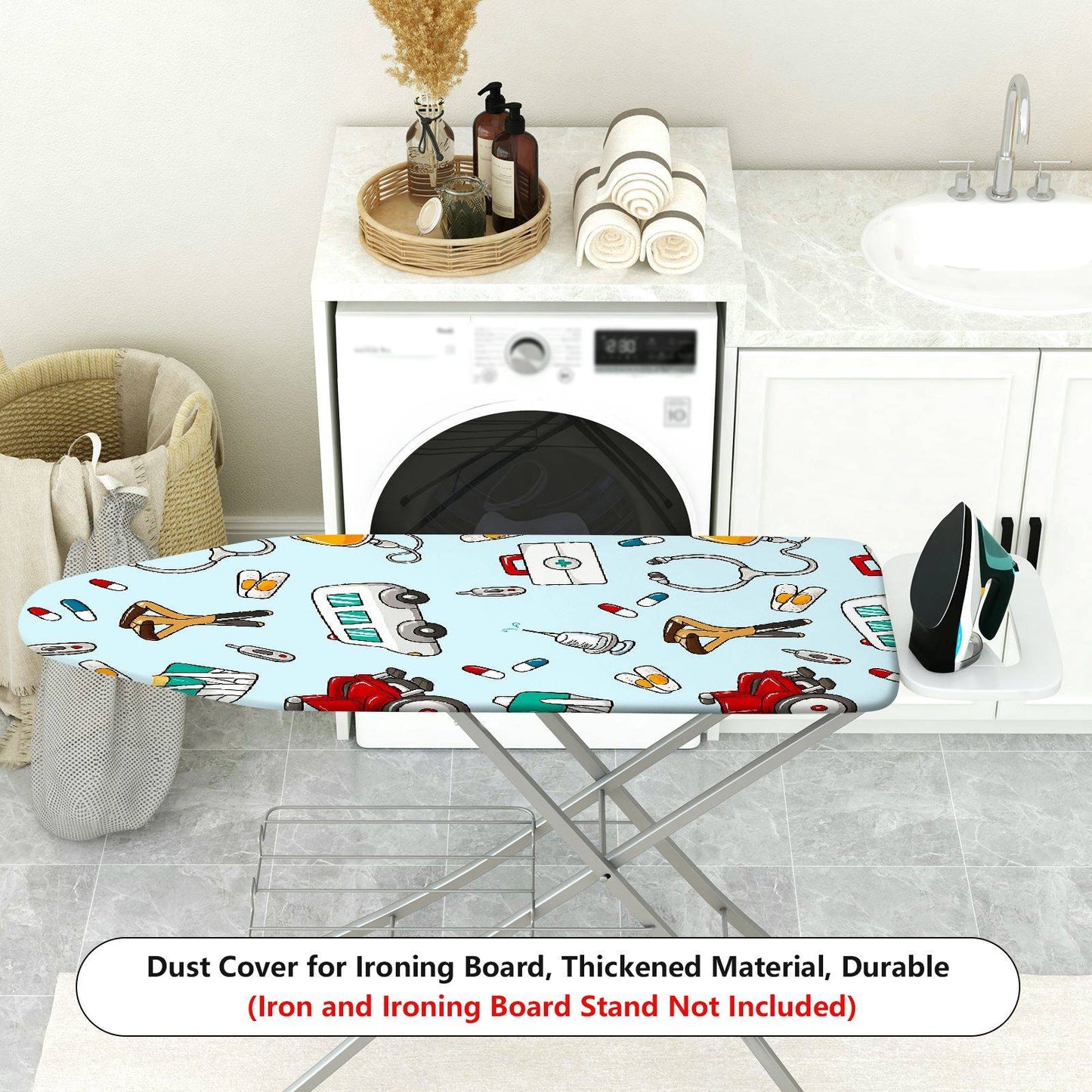 1-Piece Medical  Fun  Ironing Board Cover, Universal Size, Without Board