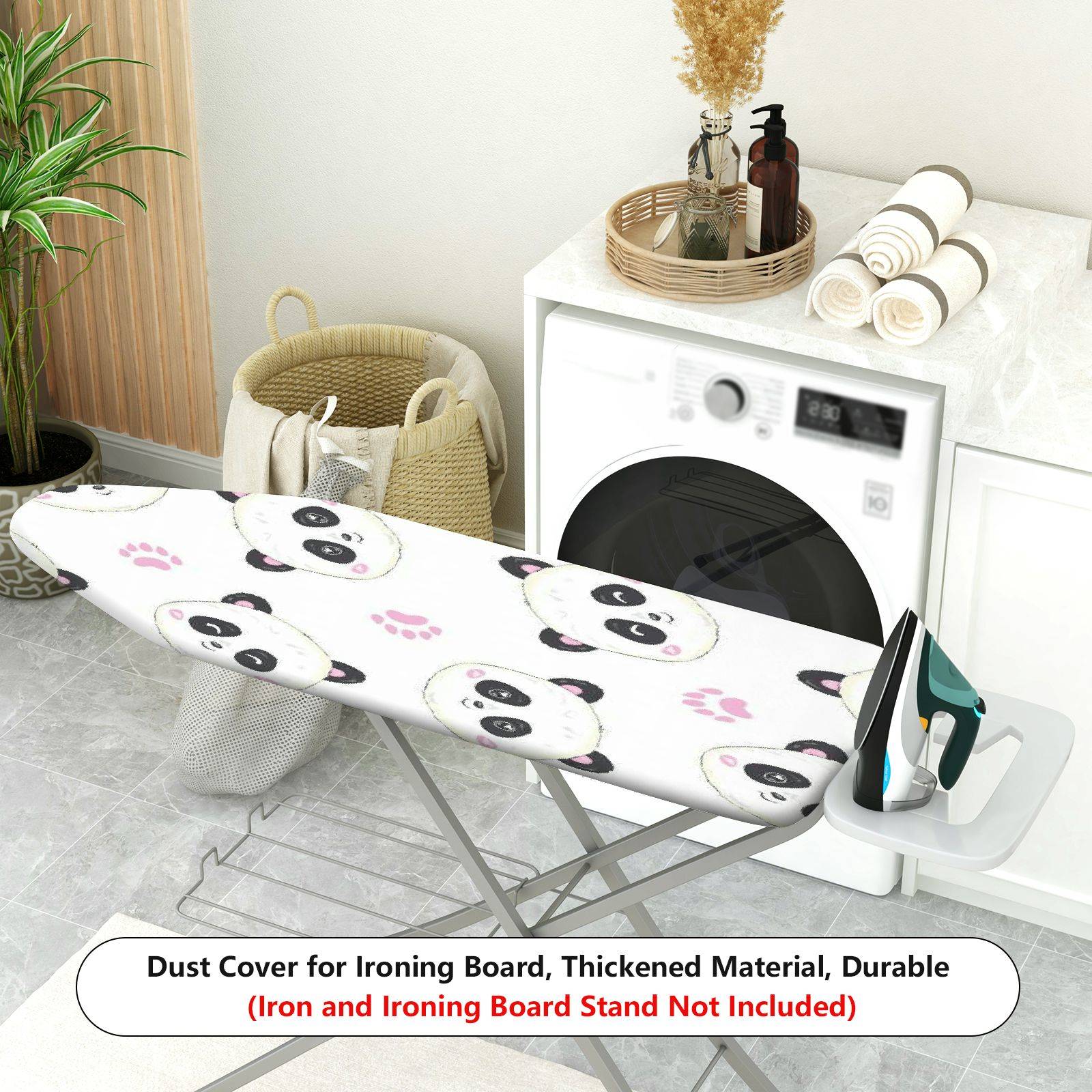 1-Piece Panda  Cute  Ironing Board Cover, Universal Size, Without Board