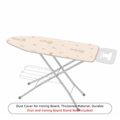 1-Piece Rabbit Floral Cute  Ironing Board Cover, Universal Size, Without Board