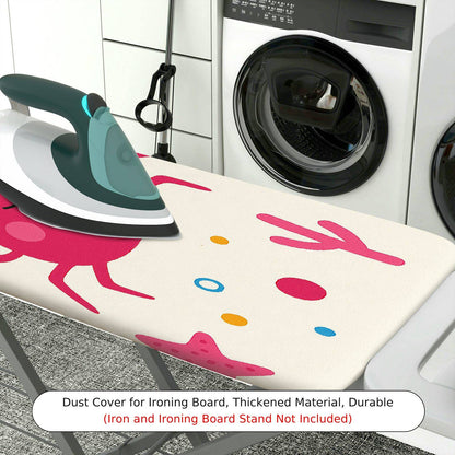 1-Piece Crab Fun Colorful  Ironing Board Cover, Universal Size, Without Board