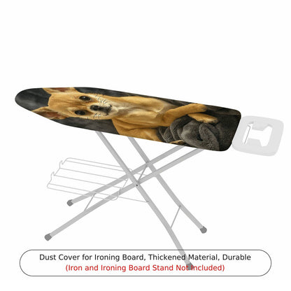 1-Piece Dog Print Cute Cozy  Ironing Board Cover, Universal Size, Without Board
