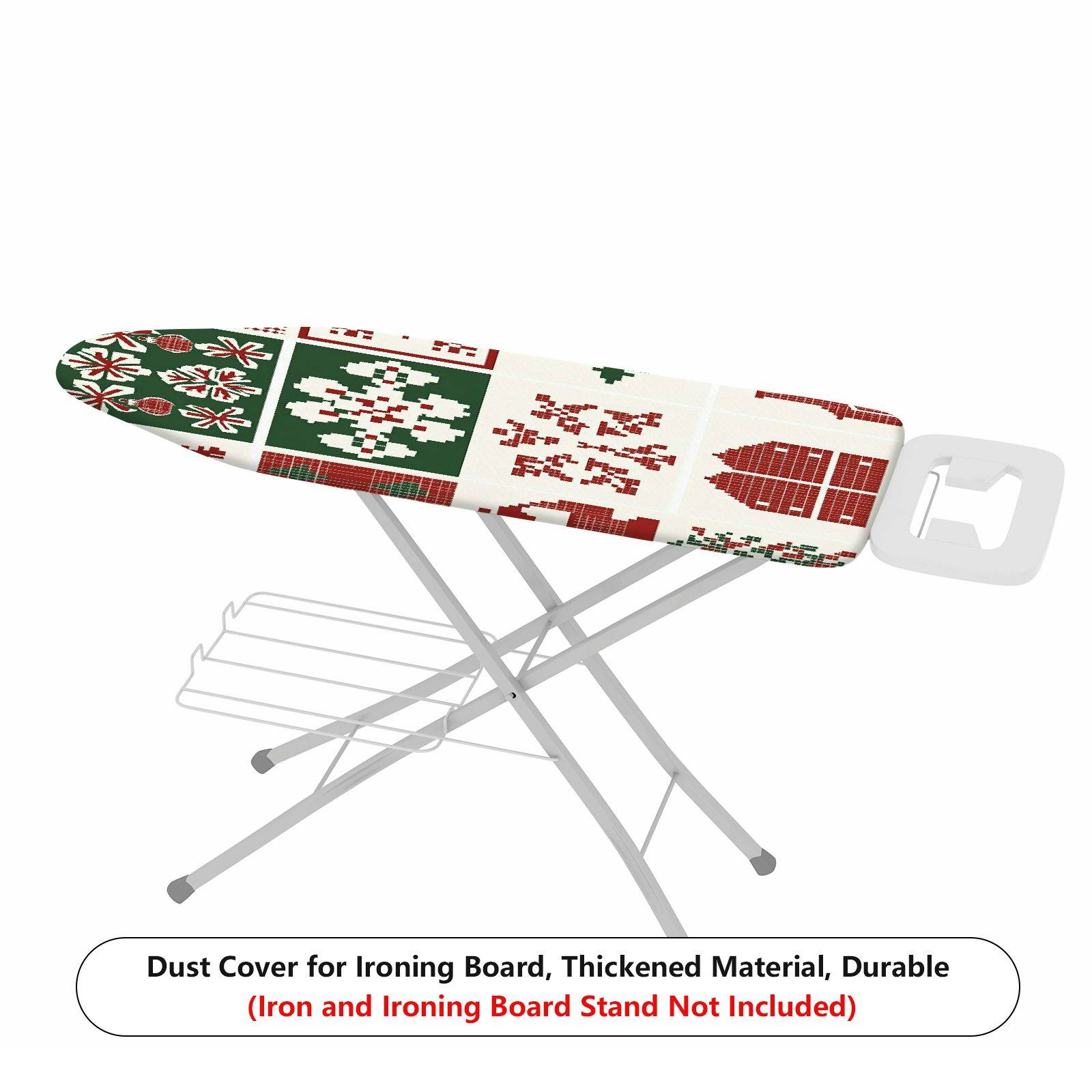 1-Piece Christmas Festive Nordic  Ironing Board Cover, Universal Size, Without Board