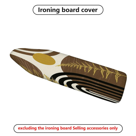1-Piece Abstract Nature Pattern Brown  Ironing Board Cover, Universal Size, Without Board