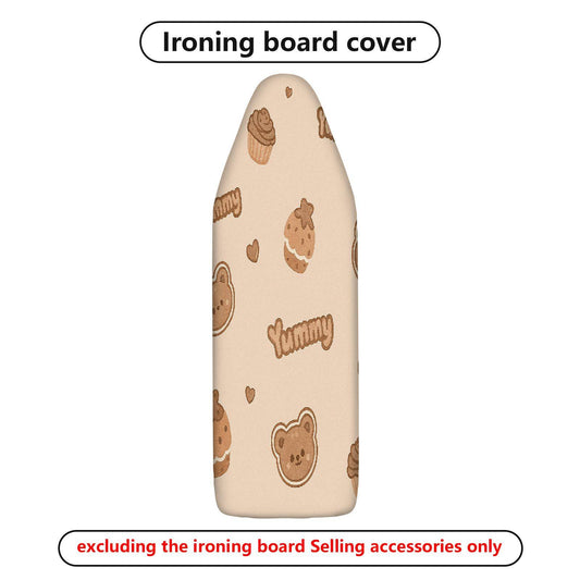 1-Piece Cute Bear Cookie Cupcake  Ironing Board Cover, Universal Size, Without Board