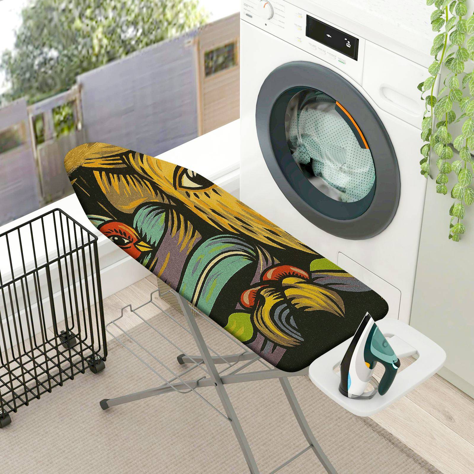 1-Piece abstract colorful artistic  Ironing Board Cover, Universal Size, Without Board